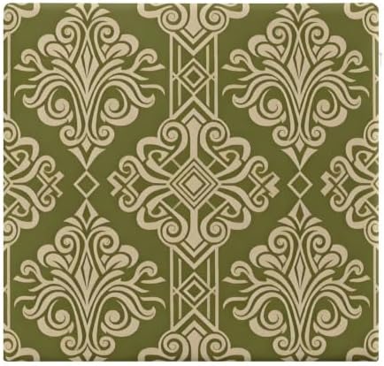 Ergonomic Square Memory Foam Seat Cushion Asian Royal Pattern