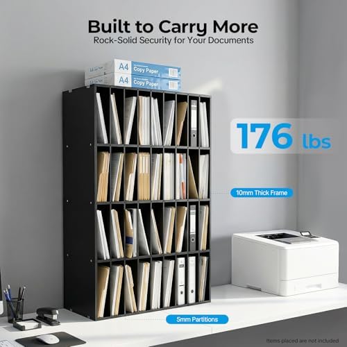 36 Slots Literature Organizer, Mail Organizer for Classroom/Office/Home