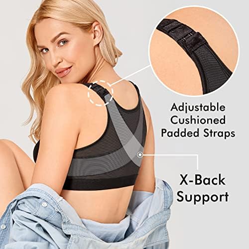 DELIMIRA Women's Front Closure Posture Support Bras