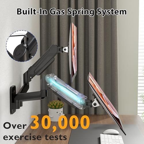 BONTEC Dual Monitor Wall Mount for 13-32 Inch Screens, VESA 75x75/100x100mm