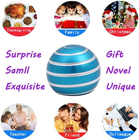 Desk-Kinetic-Toys Cool-Gadgets for Fidget: Cool-Stuff-Thing Game Toy for Adult Teen Children Kid, Stress Relief Optical-Illusion Gifts for Office School Home Man Women Christmas Spinning 180 Seconds