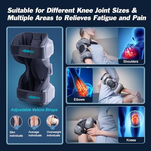 ALPHAY 3-in-1 Massager with Airbags, Heat & Vibration for Shoulder, Elbow & Knee Pain Relief