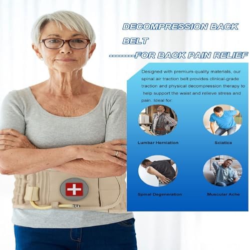Inflatable Decompressioin Belt for Lower Back Pain Relief