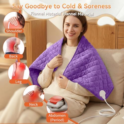 Focbeo King Size Heating Pad for Back 32"x24" Extra Large Heat Pad