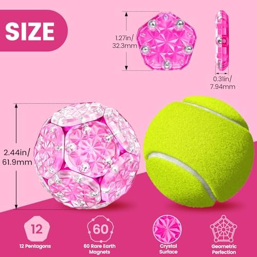 Magnetic Fidget Sphere, Adult Fidget Toy for Focus & Stress Relief