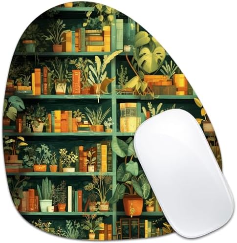 Water Drop Mouse Pad 7.3x8in Non-Slip for Laptop, Cute Cat