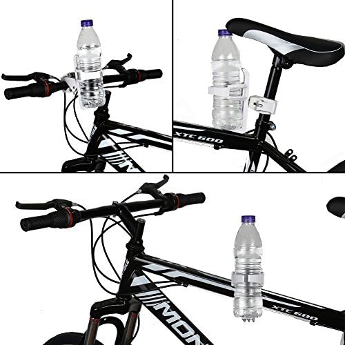 Accmor 2 Pack Bike Water Bottle Holders No Screws, Universal Bike Cup Holder, 360 Degree Rotatable Bike Water Bottle Cage, Water Bottle Holders for Kids Bike Adult Bike