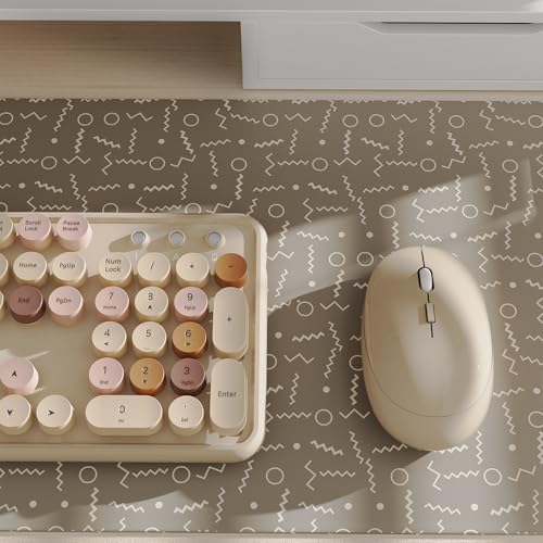 Colorful Wireless Keyboard and Mouse Combo Milk Tea Colorful