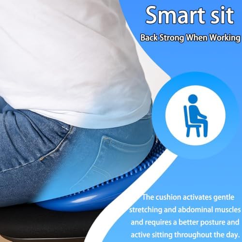 Rancer Wobble Cushion Balance Disc with inflation Pump, Wiggle Seat
