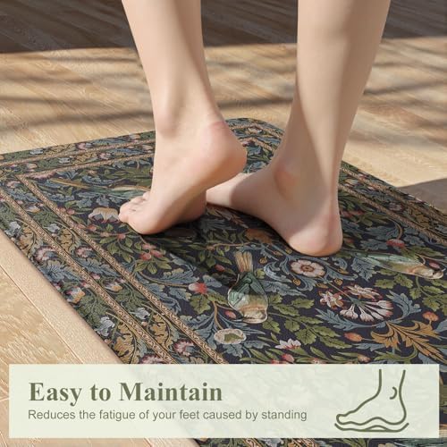 KIMODE Kitchen Mats Anti Fatigue,Cushioned Kitchen Rugs Runner