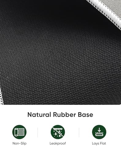 ALOANES Non-Slip Extended Mouse Pad Office&Home Desk Mat Stitched Edge