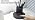 LED Desk Lamp for College Dorm with Pen Phone Holder, Black