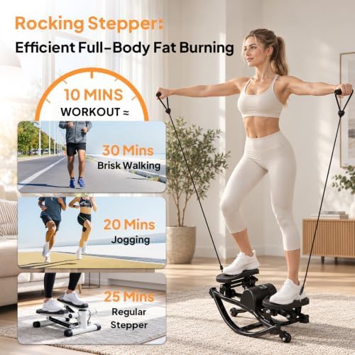 Rock Stepper Side to Side, 300 LBS Capacity, Side Stepper Exercise at Home