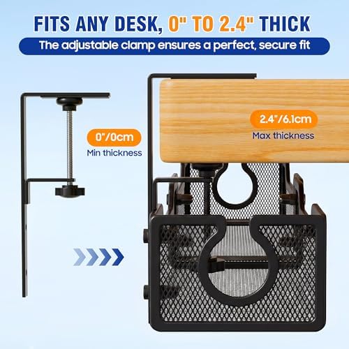 Cable Management Under Desk - 25.2" Open Slots No Dill Cable Tray
