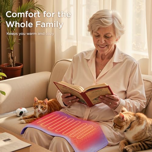 Texciting Heating pad for Back,Neck and Shoulders,Heat Pad Washable,12"x24"