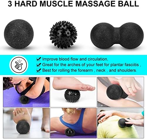 Foam Roller Set - High Density Back Roller, Muscle Roller Stick