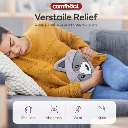 Raccoon Microwave Heating Pad for Pain Relief, Moist Heat Pack