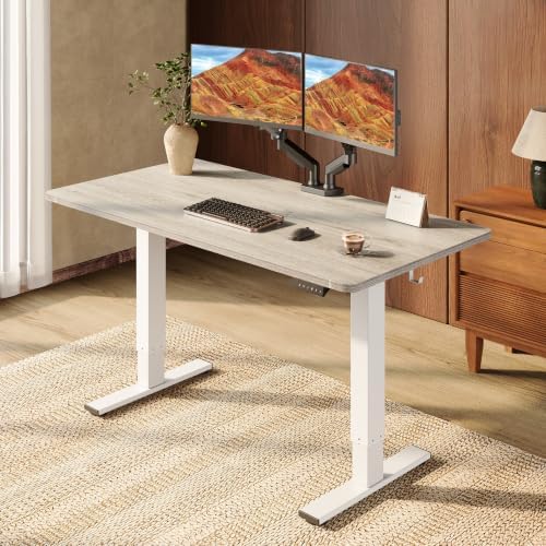 SANODESK 1'' Thick One-Piece 55 x 28'' Height Adjustable Standing Desk