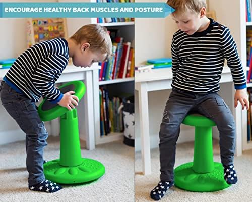 Studico ActiveChairs - Kids Wobble Stool - 14" Flexible Seating for Classroom, Toddlers, Ages 3-7