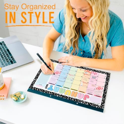 Large Desk Calendar 2027 - Desktop Calendar 2027-2028