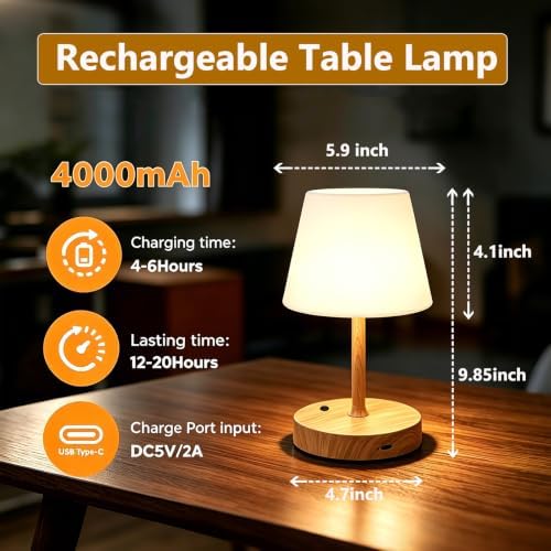 Rechargeable Table Lamp, Portable Shower Lamp