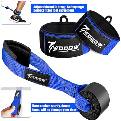 WOQQW Heavy Resistance Bands for Working Out, 350lbs/450lbs Exercise Bands with Handles, Workout Bands Set for Men, Fitness Weight Bands for Muscle Strength Training,Stretching,Slim,Home Gym Equipment