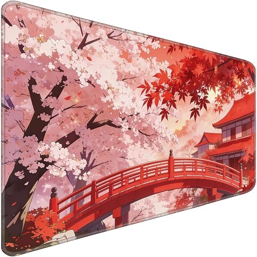 Large Mouse Pad 31.5x15.7 Inch - Starter Desk Mat, Maple Leaf