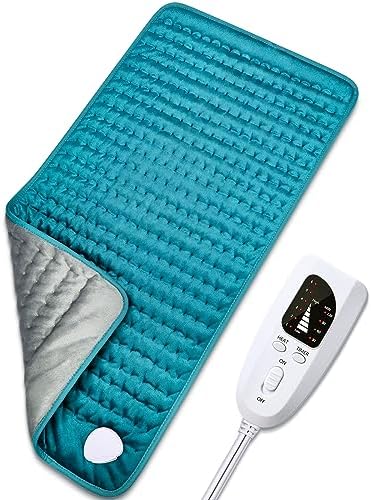 Heating pad for Back/Shoulder/Neck/Leg Pain Relief, Heating Pads for Period Cramps, 6 Fast Heating Settings, Auto-Off, Machine Washable, Birthday Gifts for Women Mom, Extra Large 16"x 30"