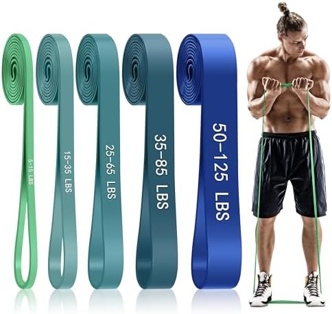 5-Level Resistance Bands for Working Out, Pull Up Assistance Bands