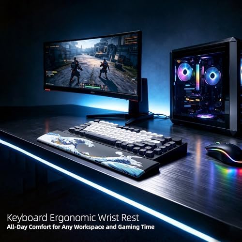 Womier Keyboard Wrist Rest for 65% 75% Mechanical Keyboards Wrist Rest