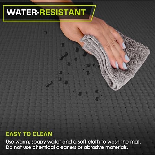 ProsourceFit Classic Yoga Mat 1/8” (3mm) Thick, Extra Long 72-Inch Lightweight Fitness Mat with Non-Slip Grip for Yoga, Pilates, Exercise