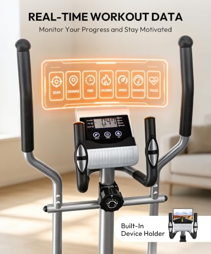 THERUN Elliptical Exercise Machine, Magnetic Elliptical Machine for Home