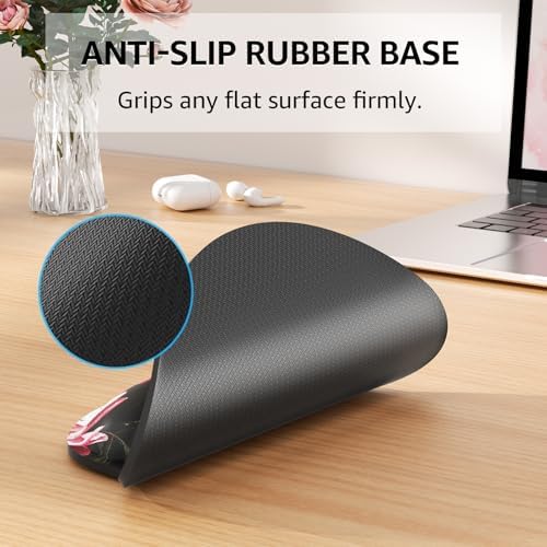KTRIO Keyboard Wrist Rest & Mouse Pad with Wrist Rest, Peony Flower