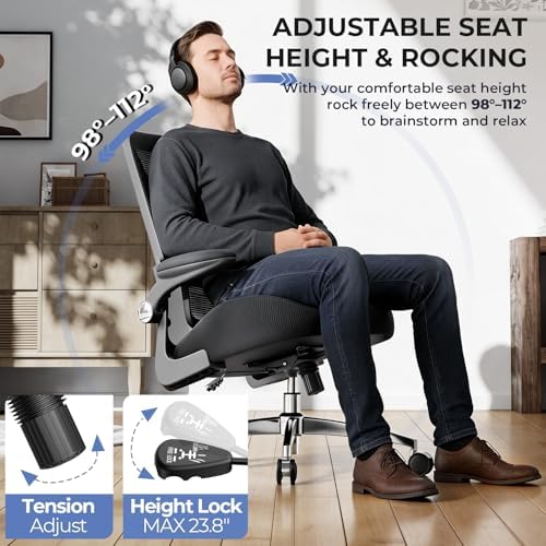 Mid Back Ergonomic Office Desk Chair for Home Office