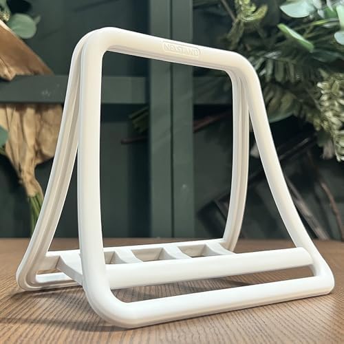 Nexstand K11 Vertical Laptop Stand for Desk,White Desktop Notebook Dock,Vertical Laptop Holder Space-Saving Organizer for All MacBook, Surface, Samsung, HP, Dell