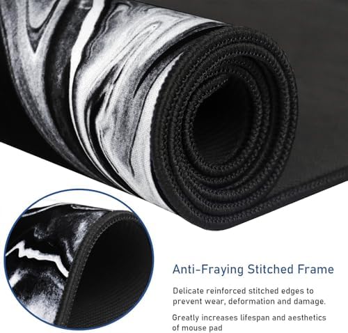 Large Extended Gaming Mouse Pad with Stitched Edges 47.3 X 23.6 in