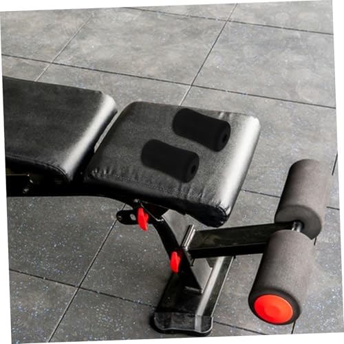 Kisangel 3pcs Sponge Roller Replacement Pads for Exercise Machines, Black