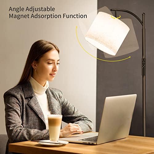 SUNMORY Arc Floor Lamp, Modern Floor Lamp with Remote Control and 9W Bulb