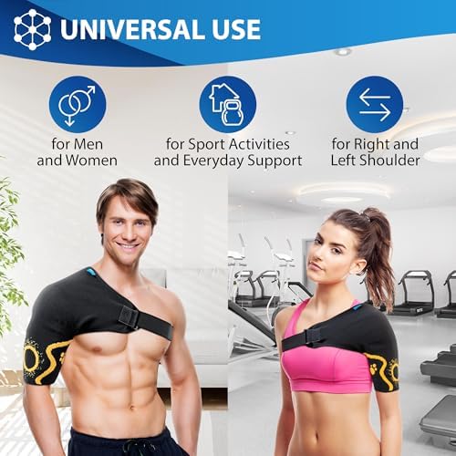 ORTONYX Shoulder Stability Brace Compression Sleeve Rotator Cuff Support