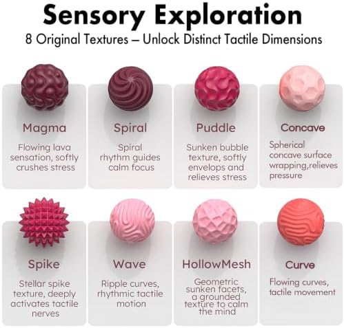 Magnetic Sensory Fidget Balls (8PCS), Weighted Magnet Balls Fidget Toys