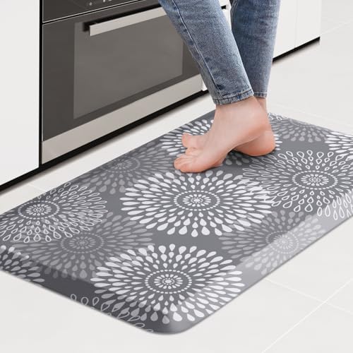 Kitchen Mat Water-Resistant Kitchen Rugs Cushioned Anti-Fatigue Floor Mat
