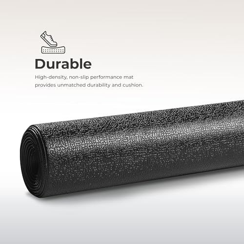 Sunny Health & Fitness Equipment Mats, Home Gym Floor Protection, 4 Sizes