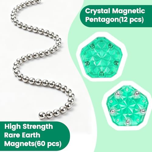 Magnetic Fidget Sphere, Adult Fidget Toy for Focus & Stress Relief