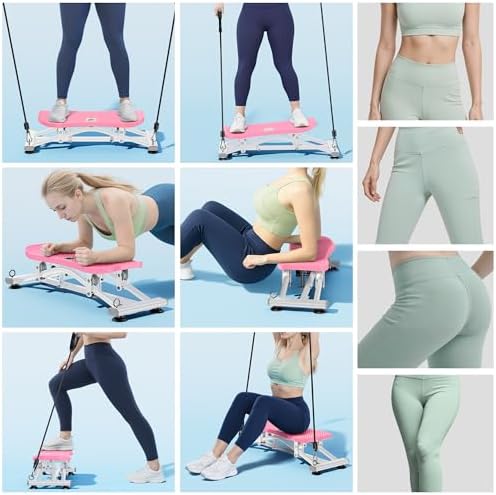 RYGEO Balance Board with Resistance Bands, Versatile Rocking Stepper, Wobble Board Featuring LCD Monitor, 330 lbs High-Capacity Ski Twister Trainer for Full Body Exercise at Home