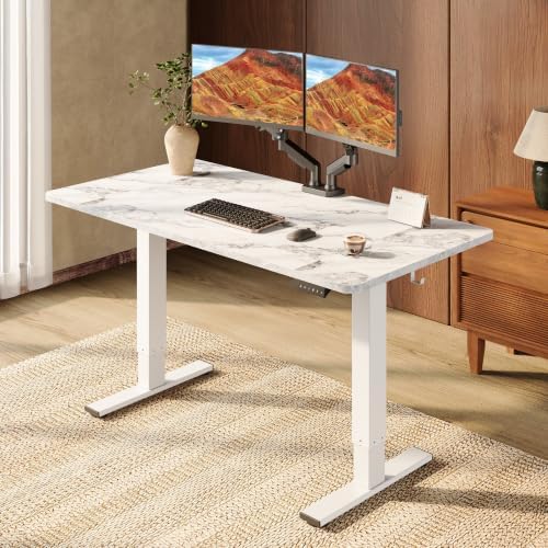 SANODESK 1'' Thick One-Piece 55 x 28'' Height Adjustable Standing Desk