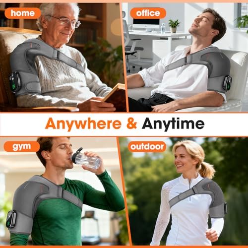 BAISEMAIN Shoulder Heating Pad with Massage Shoulder Massager