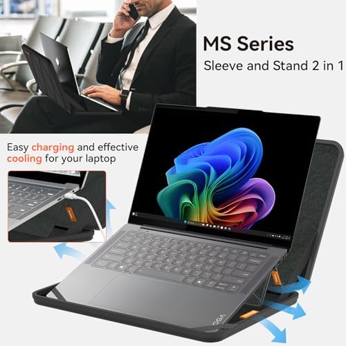 Smatree MS89T Hard EVA Sleeve with Stand for 16 inch Lenovo Yoga 7 2-in-1
