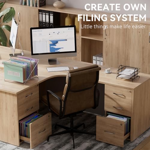 ThinkTex Plastic Expanding Hanging File Folders, 7 * 1.2" Accordion Pockets