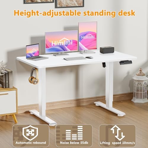 Hmimi 55'' ×24'' Height Adjustable Electric Standing Desk