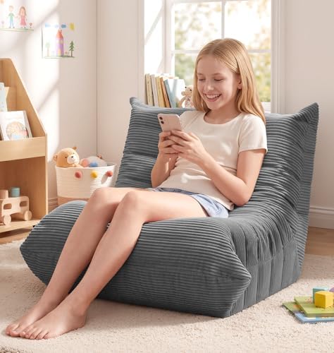 Hobestluk Medium Bean Bag Chairs Lounge Floor Chair BeanBag Couch Togo Sofa
